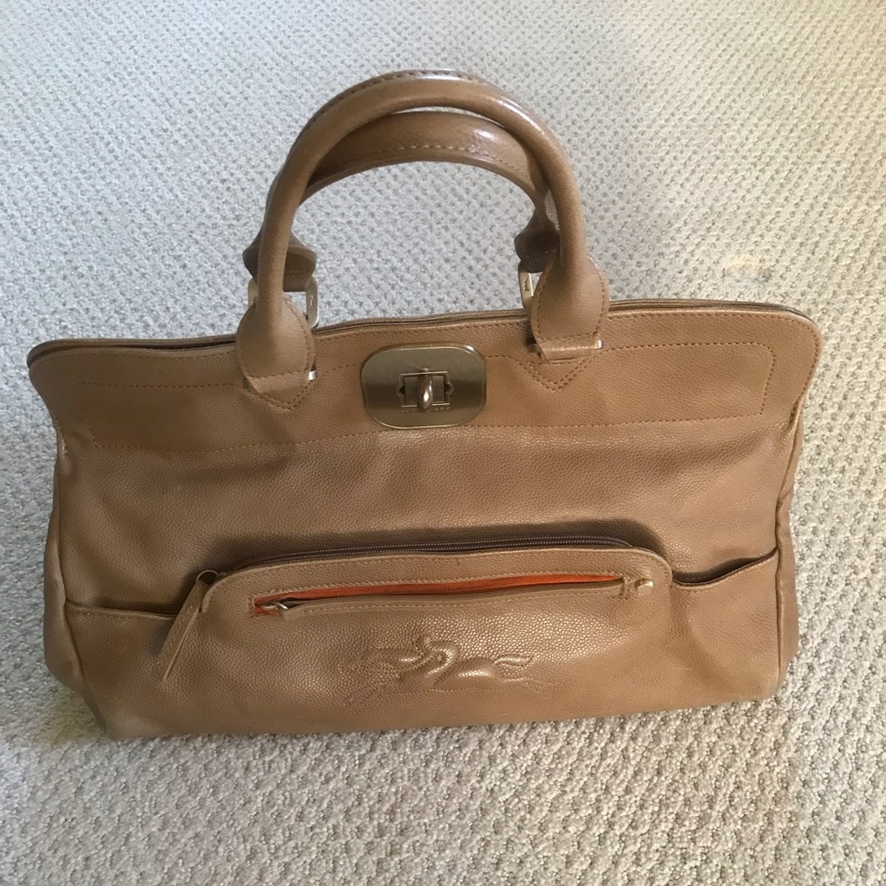 Longchamp leather handbag